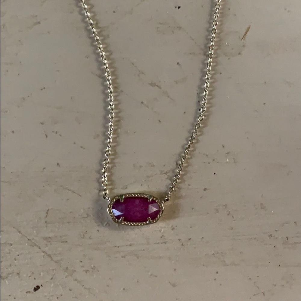 Plum Kendra Scott Necklacd